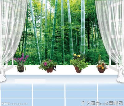  窗外