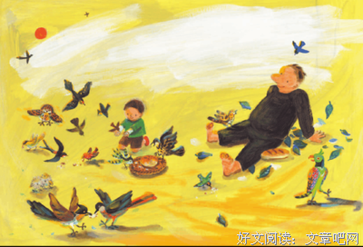  那只深蓝色的鸟是我爸爸
