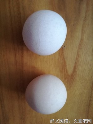乒乓球和鸡蛋