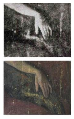 油画上那个半裸的女子
