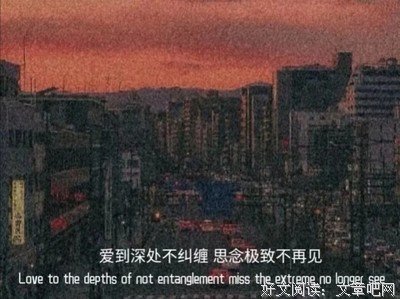 没必要再去喜欢你了