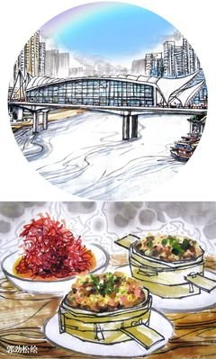爷爷奶奶带格格去镇上吃烩面