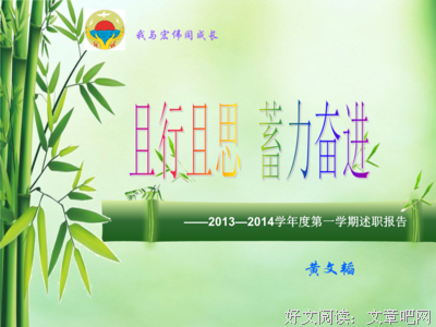 反思 成长 展望