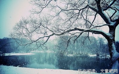 雪落在灞桥的土地上