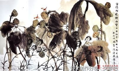 留得残荷听雨声