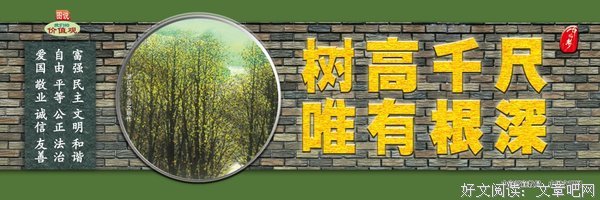 树高千尺，唯有根深