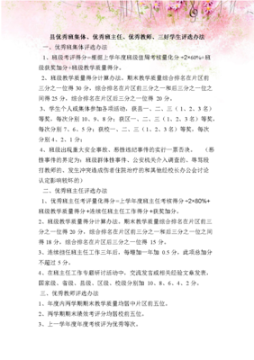 “三好学生”评选何时休