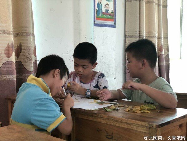 小小树叶 大大快乐——岭南师范学院“纵横”社会实践队三下乡纪实