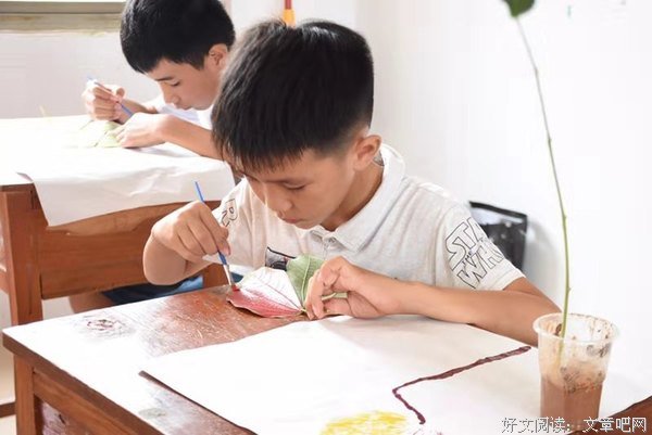 晨光社会实践队：印拓画——打开你的新世界