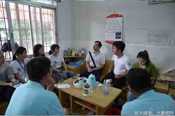 梁伟民副书记率队走访“蒲公英”社会实践