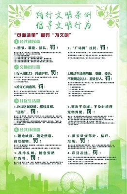 倡导文明行为