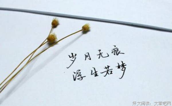 岁月是最好的老师