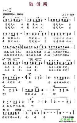 我没什么给你——致母亲