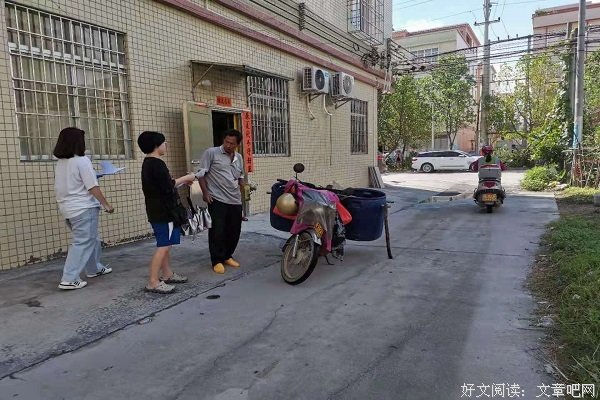  盛夏七月，红光队员们协助红丰村委会开展工作